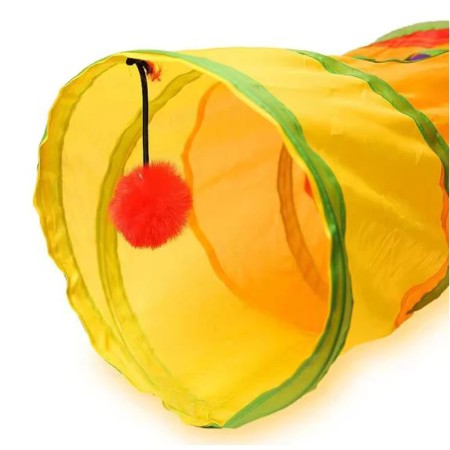 Collapsible Cat Tunnel Play Tube for Indoor and Outdoor Fun