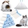 Tonepie Cat Litter Box Poop Bags - Drawstring Closure (10 Rolls)