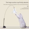 Interactive Feather Cat Toy with Suction Cup - Teaser Wand