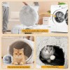 Cozy Plush Cat Tunnel Bed - Foldable Two-in-One Warm Nest