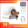 Smart 65L Self-Cleaning Cat Litter Box with App Control
