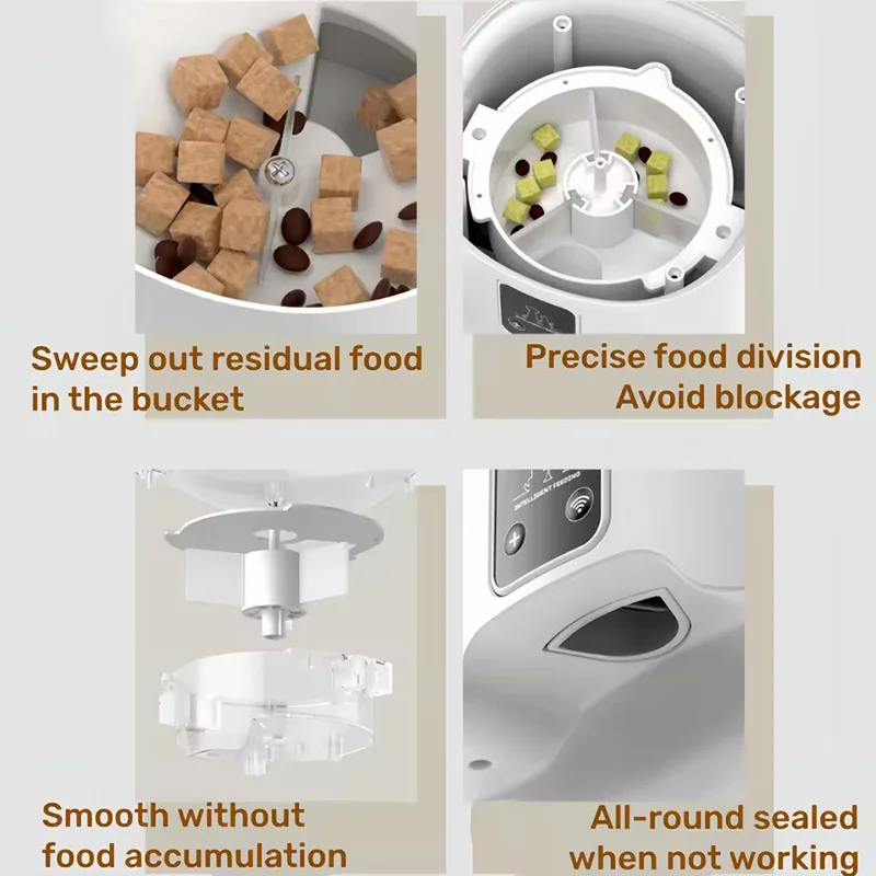 Smart 4L Automatic Pet Feeder with App Control