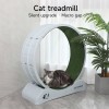 Large Silent Cat Treadmill Wheel with Detachable Carpet