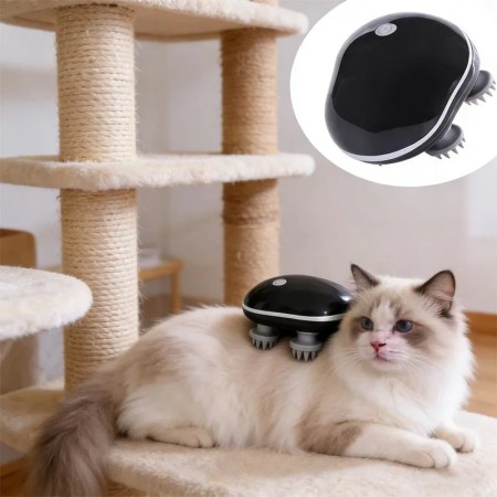 Electric Cat Head Massager for Neck and Scalp Relief